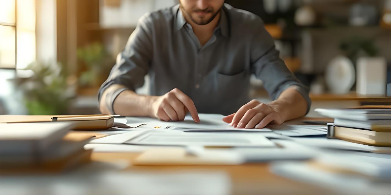 Consulente fiscale in uno studio moderno a Roma con documenti ordinati e luce naturale sulle scrivanie